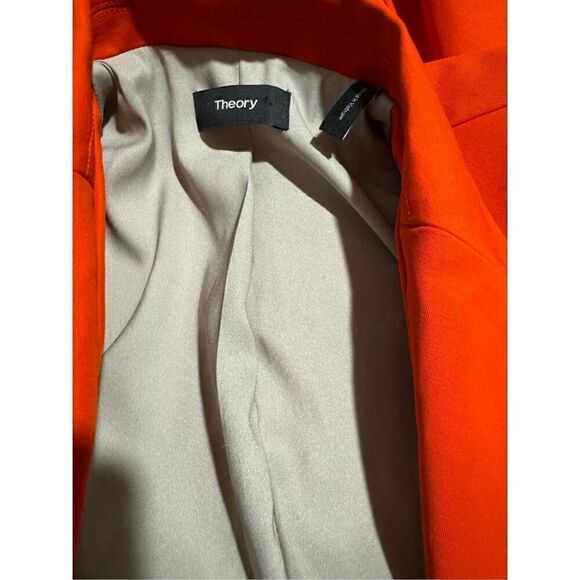 Theory fire opal shrunken Blazer 2 - Picture 3 of 10